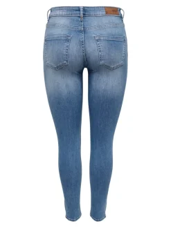 ONLBLUSH Mid waist Skinny fit Enkel lengte Jeans