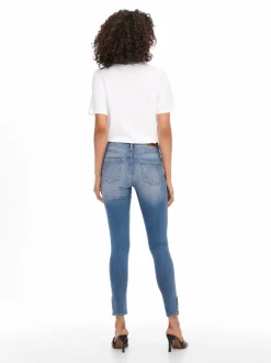ONLBLUSH Mid waist Skinny fit Enkel lengte Jeans