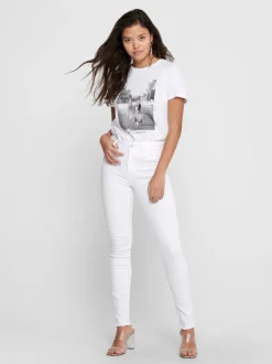 ONLBLUSH Mid waist Skinny fit Enkel lengte Jeans