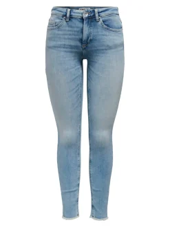 ONLBLUSH Mid waist Skinny fit Enkel lengte Jeans