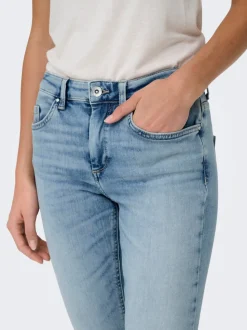 ONLBLUSH Mid waist Skinny fit Enkel lengte Jeans