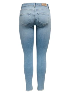 ONLBLUSH Mid waist Skinny fit Enkel lengte Jeans