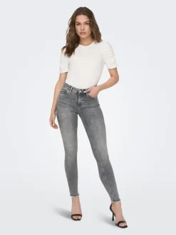 ONLBLUSH Mid waist Skinny fit Enkel lengte Jeans
