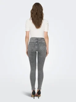 ONLBLUSH Mid waist Skinny fit Enkel lengte Jeans