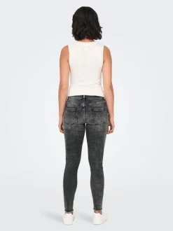 ONLBLUSH Mid waist Skinny fit Enkel lengte Jeans