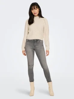 ONLBLUSH Mid waist Skinny fit Enkel lengte Jeans