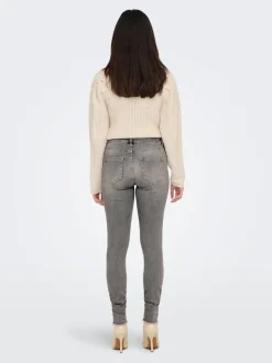 ONLBLUSH Mid waist Skinny fit Enkel lengte Jeans