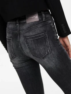 ONLBLUSH Mid waist Skinny fit Enkel lengte Jeans