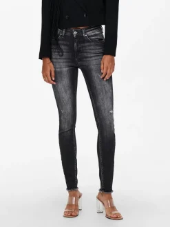 ONLBLUSH Mid waist Skinny fit Enkel lengte Jeans