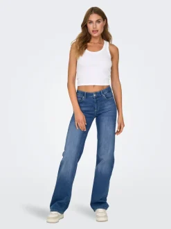 ONLBLUSH Mid waist Straight fit Jeans