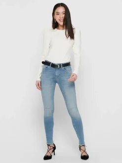 ONLBLUSH Mid rise Skinny fit Enkel lengte Jeans