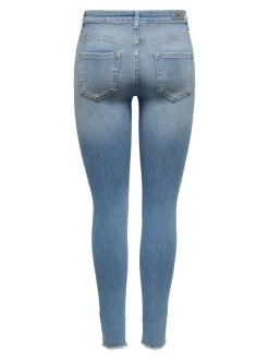 ONLBLUSH Mid rise Skinny fit Enkel lengte Jeans