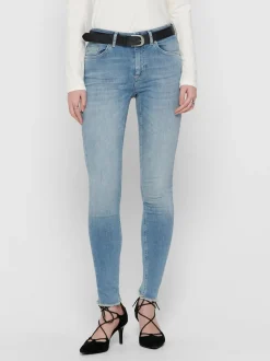 ONLBLUSH Mid rise Skinny fit Enkel lengte Jeans