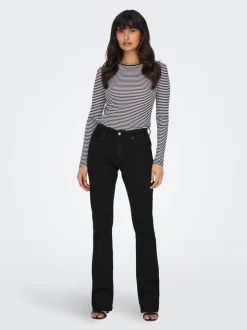 ONLBLUSH Mid waist Flared fit Jeans