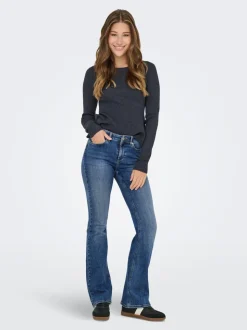 ONLBLUSH Mid waist Flared fit Jeans