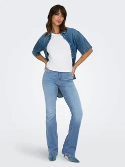 ONLBLUSH Mid waist Flared fit Jeans