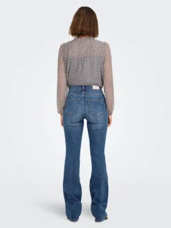 ONLBLUSH Mid waist Flared fit Jeans