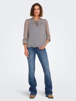 ONLBLUSH Mid waist Flared fit Jeans