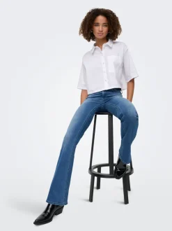 ONLBLUSH Mid waist Flared fit Jeans