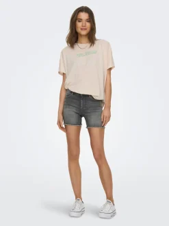 ONLBLUSH Mid waist Regular fit Denim shorts