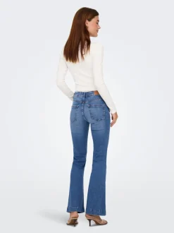 ONLBLUSH Mid waist Retro flared fit Jeans