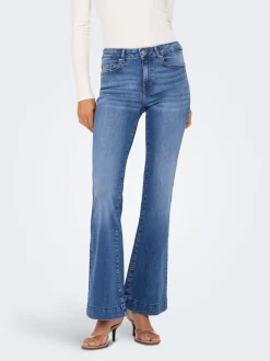 ONLBLUSH Mid waist Retro flared fit Jeans