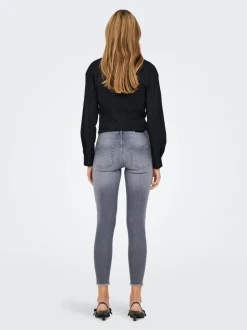 ONLBLUSH Mid waist Skinny fit Enkel lengte Jeans
