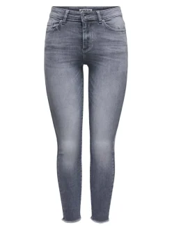 ONLBLUSH Mid waist Skinny fit Enkel lengte Jeans