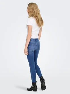 ONLBLUSH Mid waist Skinny fit Enkel lengte Jeans