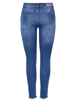 ONLBLUSH Mid waist Skinny fit Enkel lengte Jeans