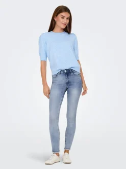 ONLBLUSH Mid waist Skinny fit Enkel lengte Jeans