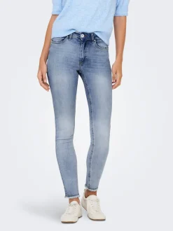ONLBLUSH Mid waist Skinny fit Enkel lengte Jeans