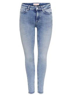 ONLBLUSH Mid waist Skinny fit Enkel lengte Jeans