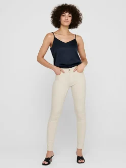 ONLBLUSH Mid waist Skinny fit Enkel lengte Jeans