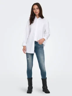 ONLBLUSH Mid waist Skinny fit Enkel lengte Jeans