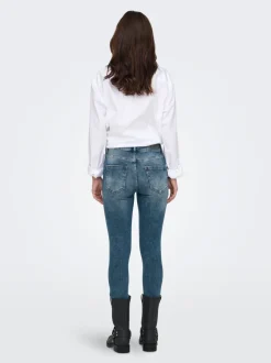ONLBLUSH Mid waist Skinny fit Enkel lengte Jeans