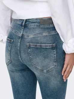 ONLBLUSH Mid waist Skinny fit Enkel lengte Jeans