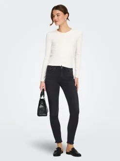 ONLBLUSH Mid waist Skinny fit Enkel lengte Jeans