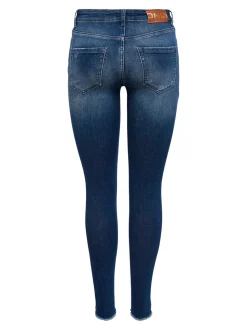 ONLBLUSH Mid waist Skinny fit Enkel lengte Jeans