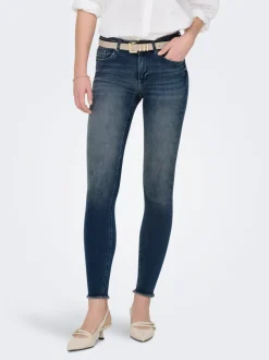 ONLBLUSH Mid waist Skinny fit Enkel lengte Jeans
