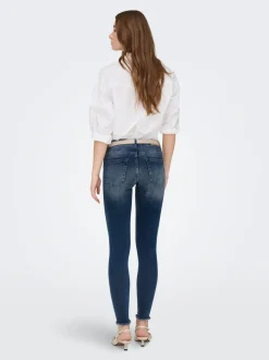 ONLBLUSH Mid waist Skinny fit Enkel lengte Jeans