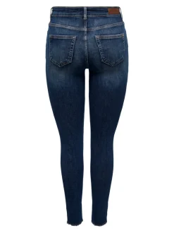 ONLBLUSH Mid waist Skinny fit Enkel lengte Jeans