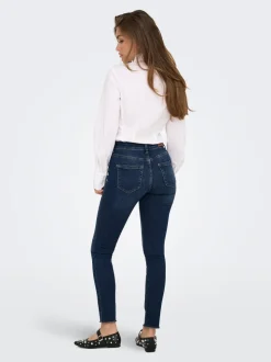 ONLBLUSH Mid waist Skinny fit Enkel lengte Jeans