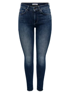 ONLBLUSH Mid waist Skinny fit Enkel lengte Jeans
