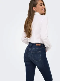 ONLBLUSH Mid waist Skinny fit Enkel lengte Jeans