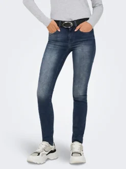 ONLBLUSH Mid waist Skinny fit Enkel lengte Jeans