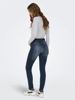 ONLBLUSH Mid waist Skinny fit Enkel lengte Jeans