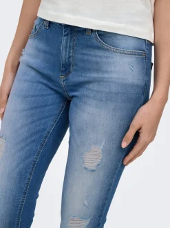 ONLBLUSH Mid waist Skinny fit Enkel lengte Jeans