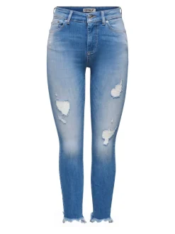 ONLBLUSH Mid waist Skinny fit Enkel lengte Jeans