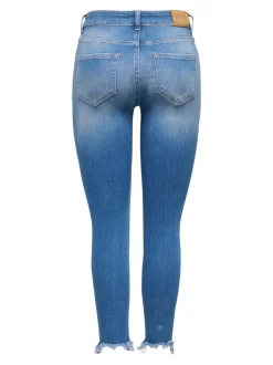 ONLBLUSH Mid waist Skinny fit Enkel lengte Jeans